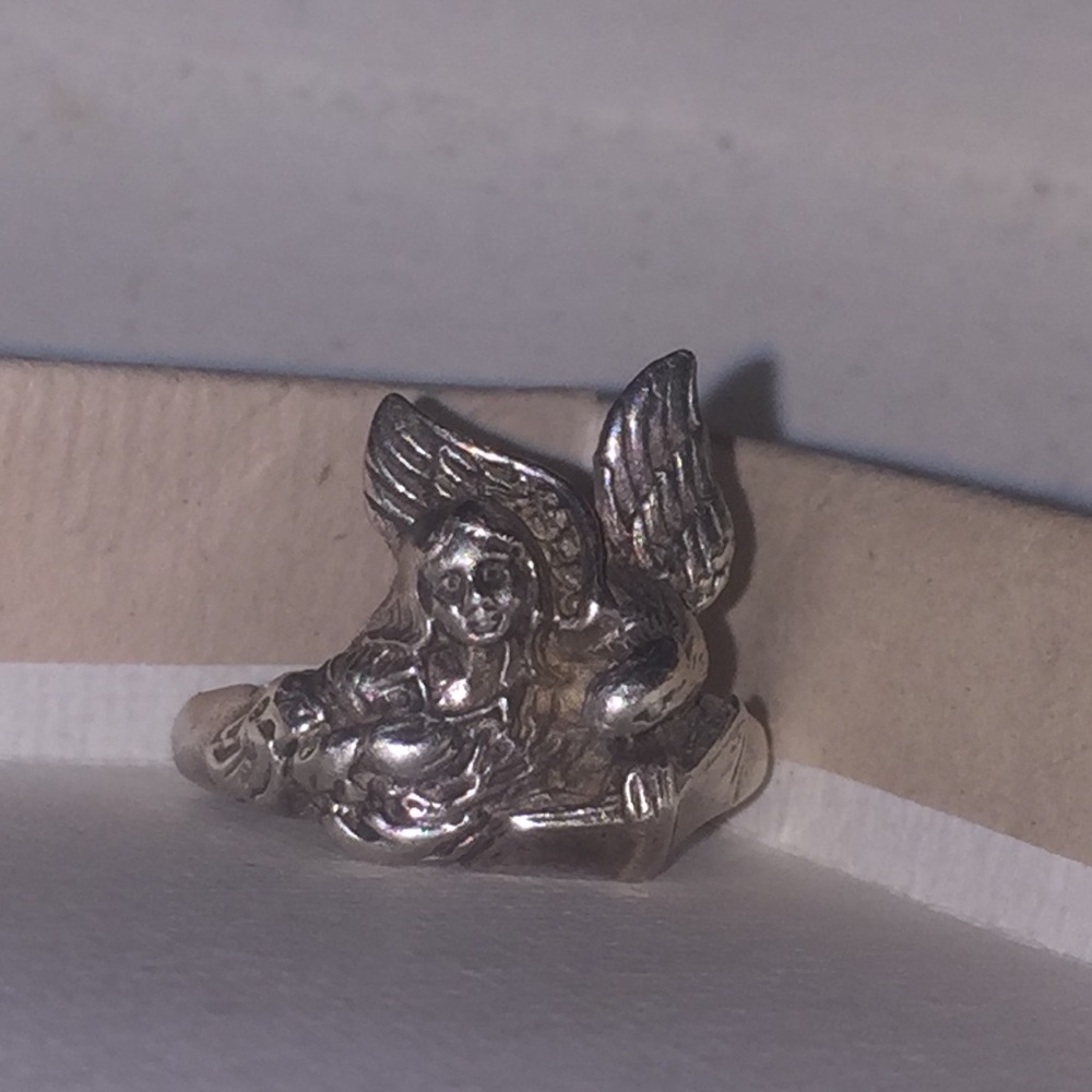 Patriotic Hand crafted Sterling  silver ring USA 250th